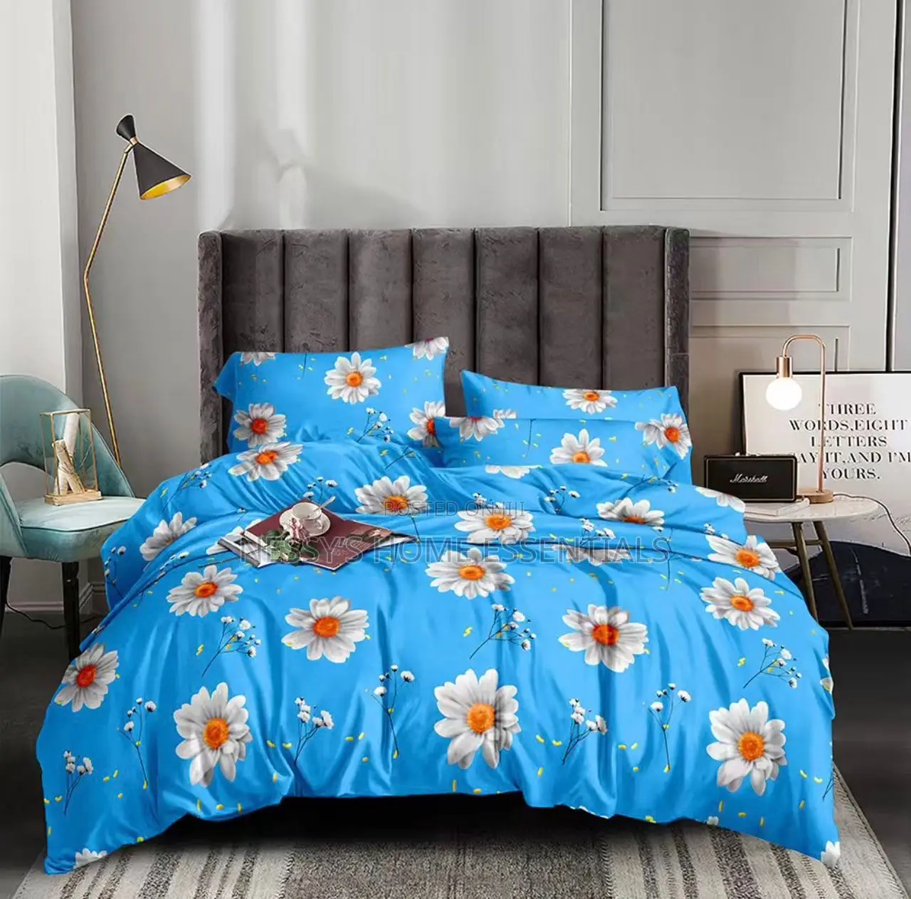 Cotton Pattern Bedsheet ~ 4.5/6