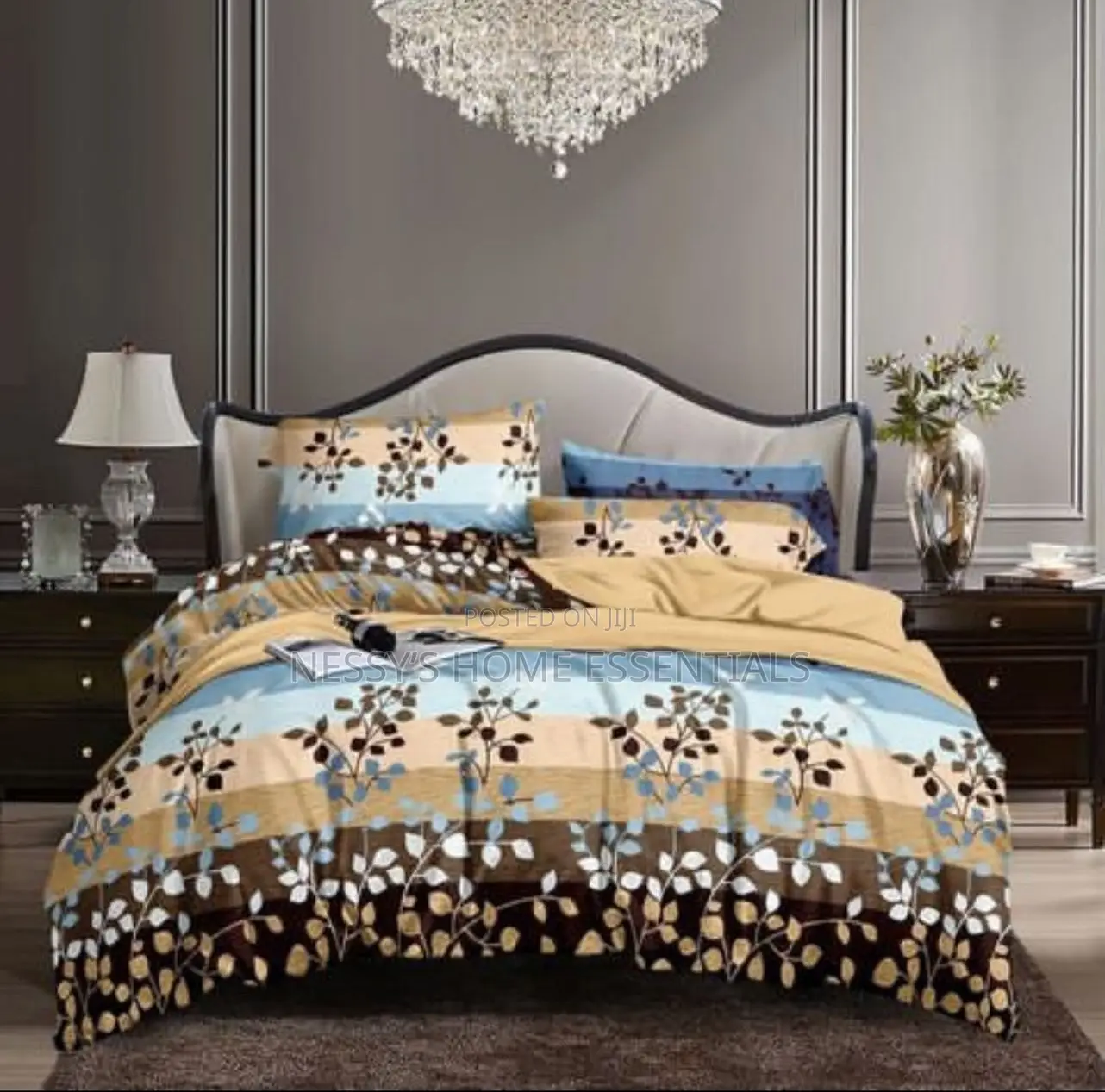 Cotton Pattern Bedsheet ~ 4.5/6