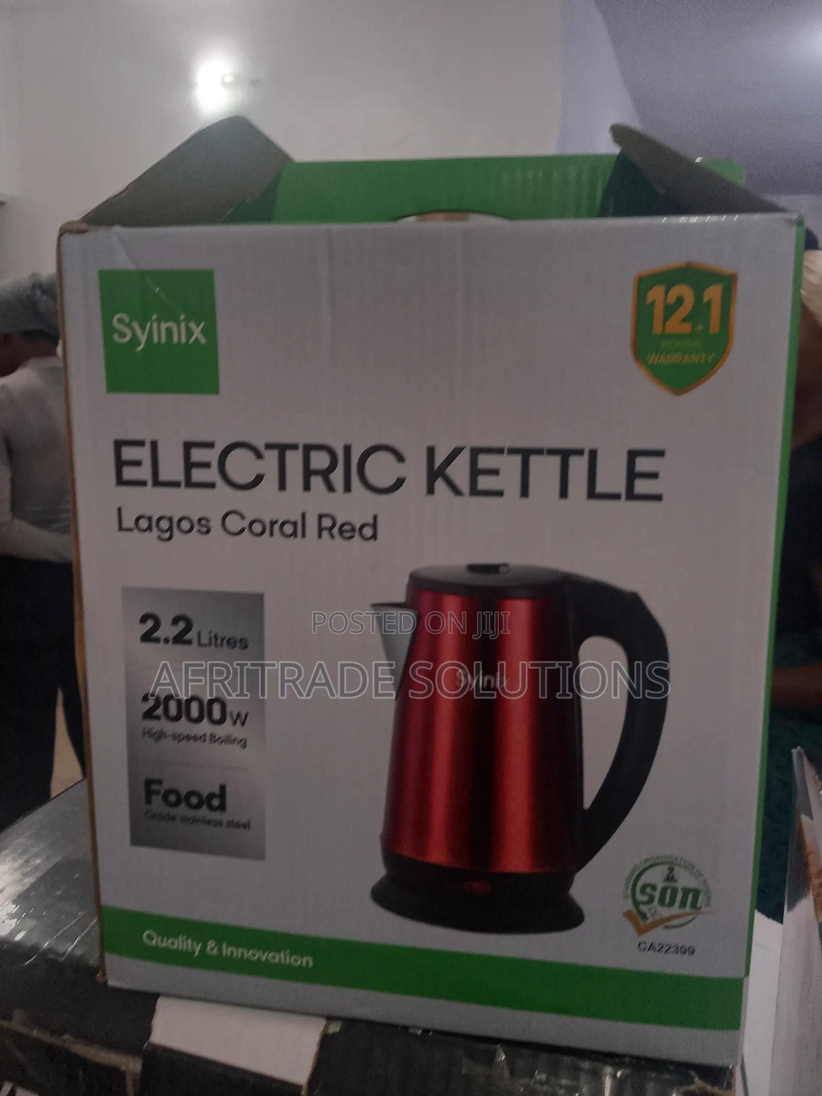 Syinix 2.2 L – Energy-Saving Water Boiler
