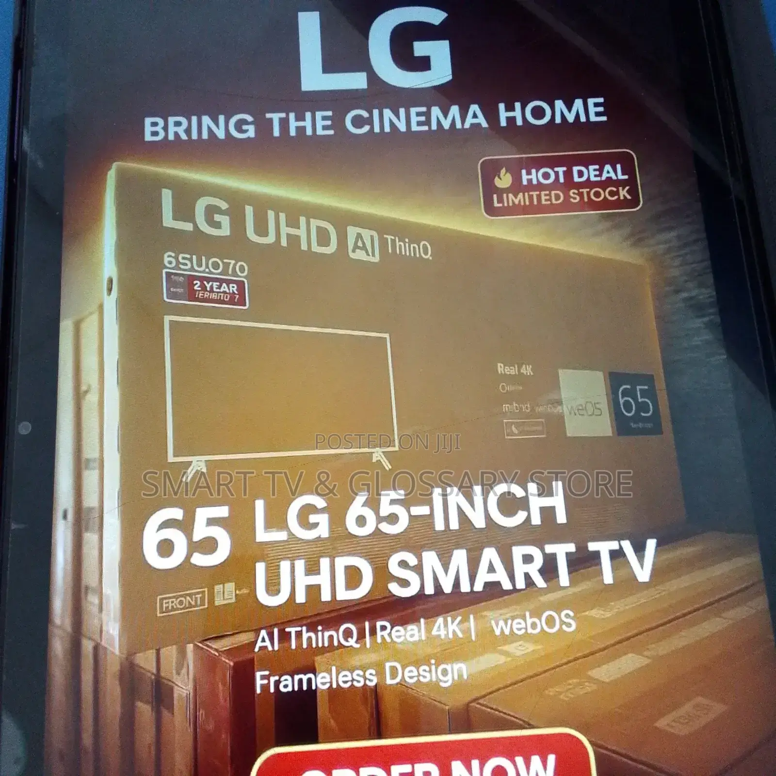 Lg 65 Inches Voice Activated Narrator