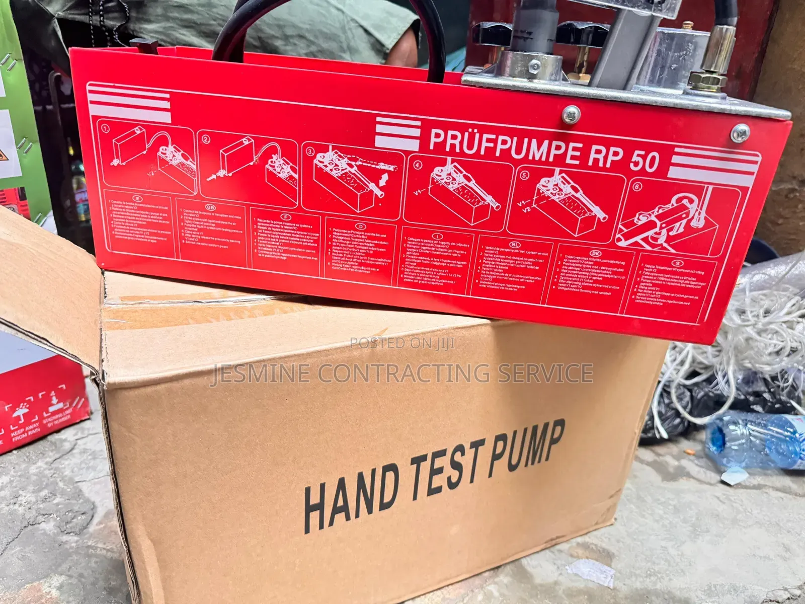 Pneumatic Hand Pump 500bar