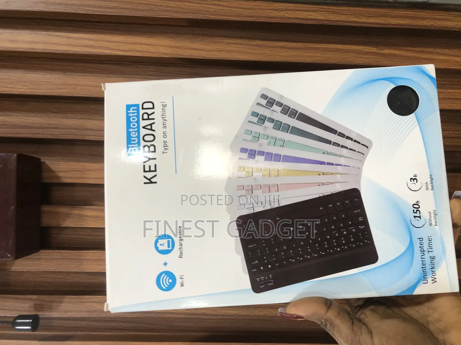 Rechargeable Bluetooth Keyboard.
