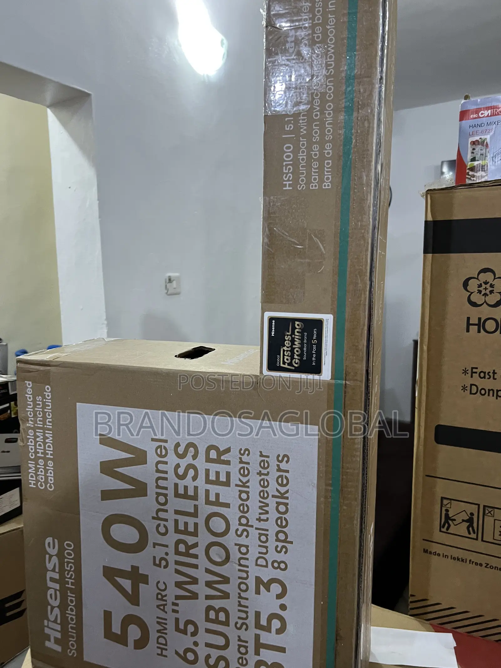 Hisense Hs5100 Soundbar 540w–Stylish Minimalist Design for Living Room