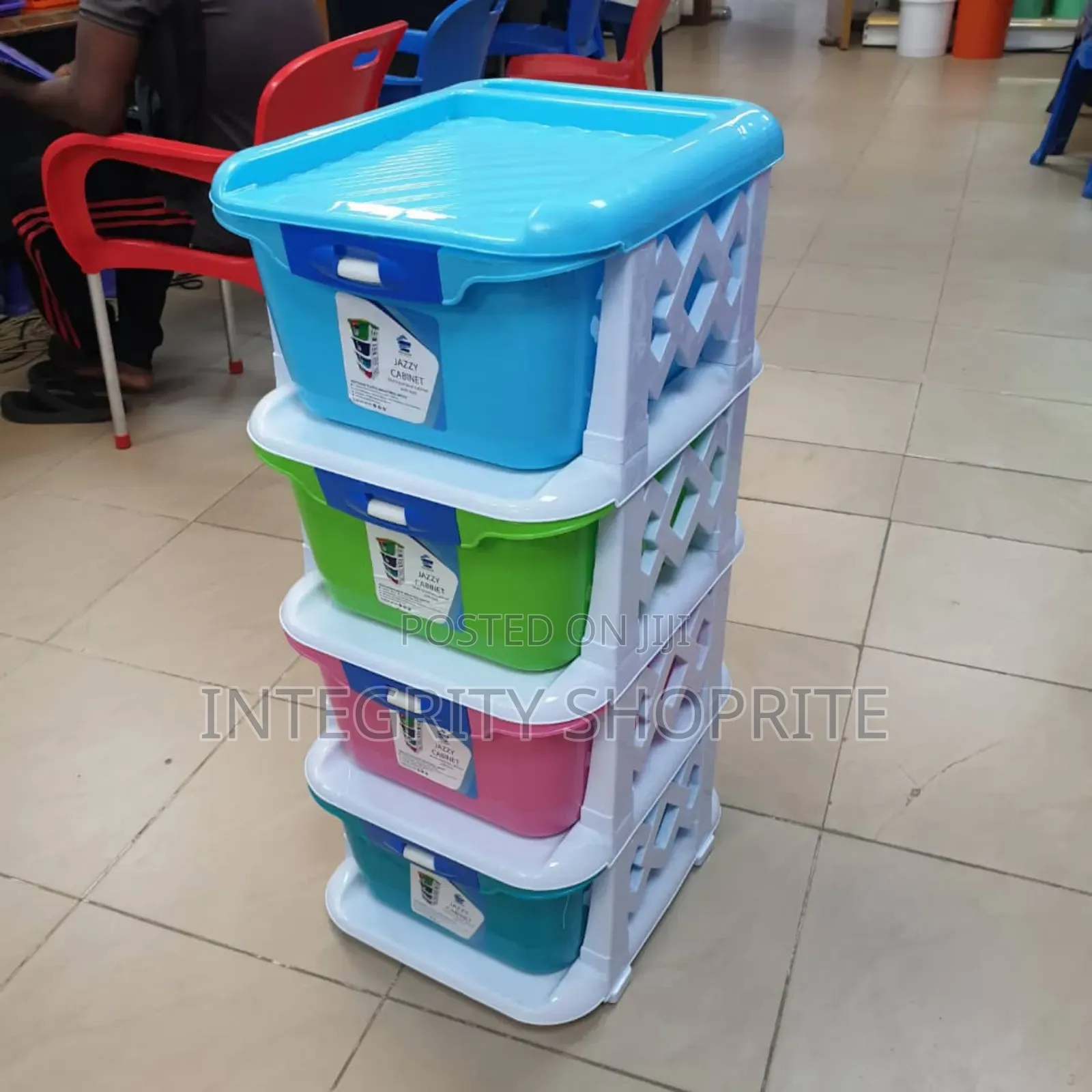 Jazzy Plastic Cabinet/Drawer