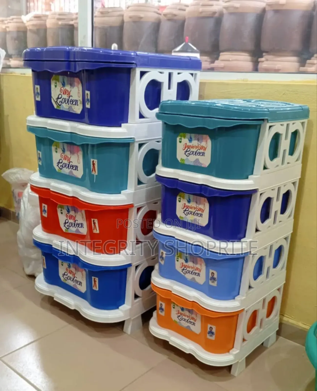 Jazzy Plastic Cabinet/Drawer