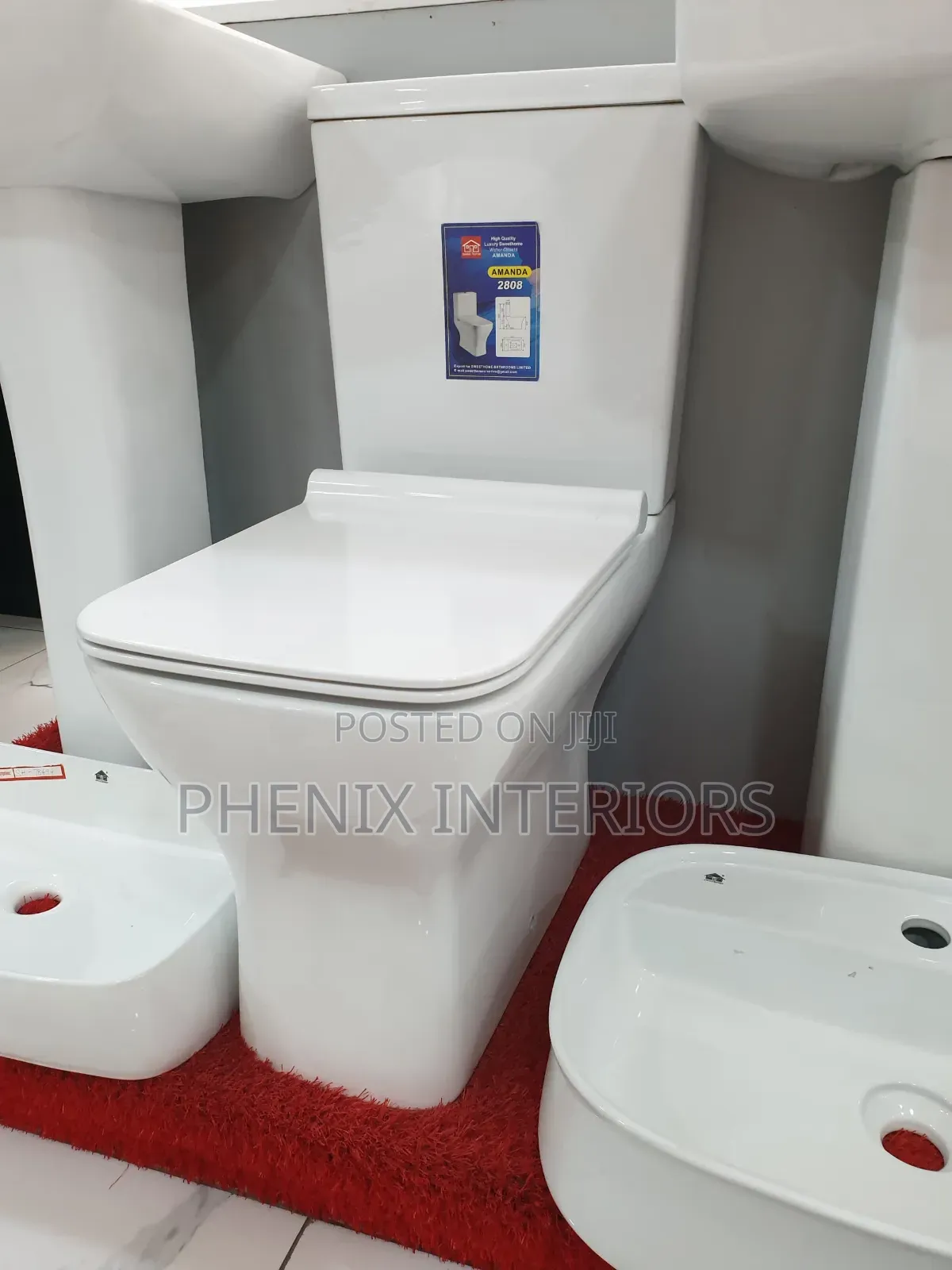 Sweet Home Modern Big Set Toilet Water Closet