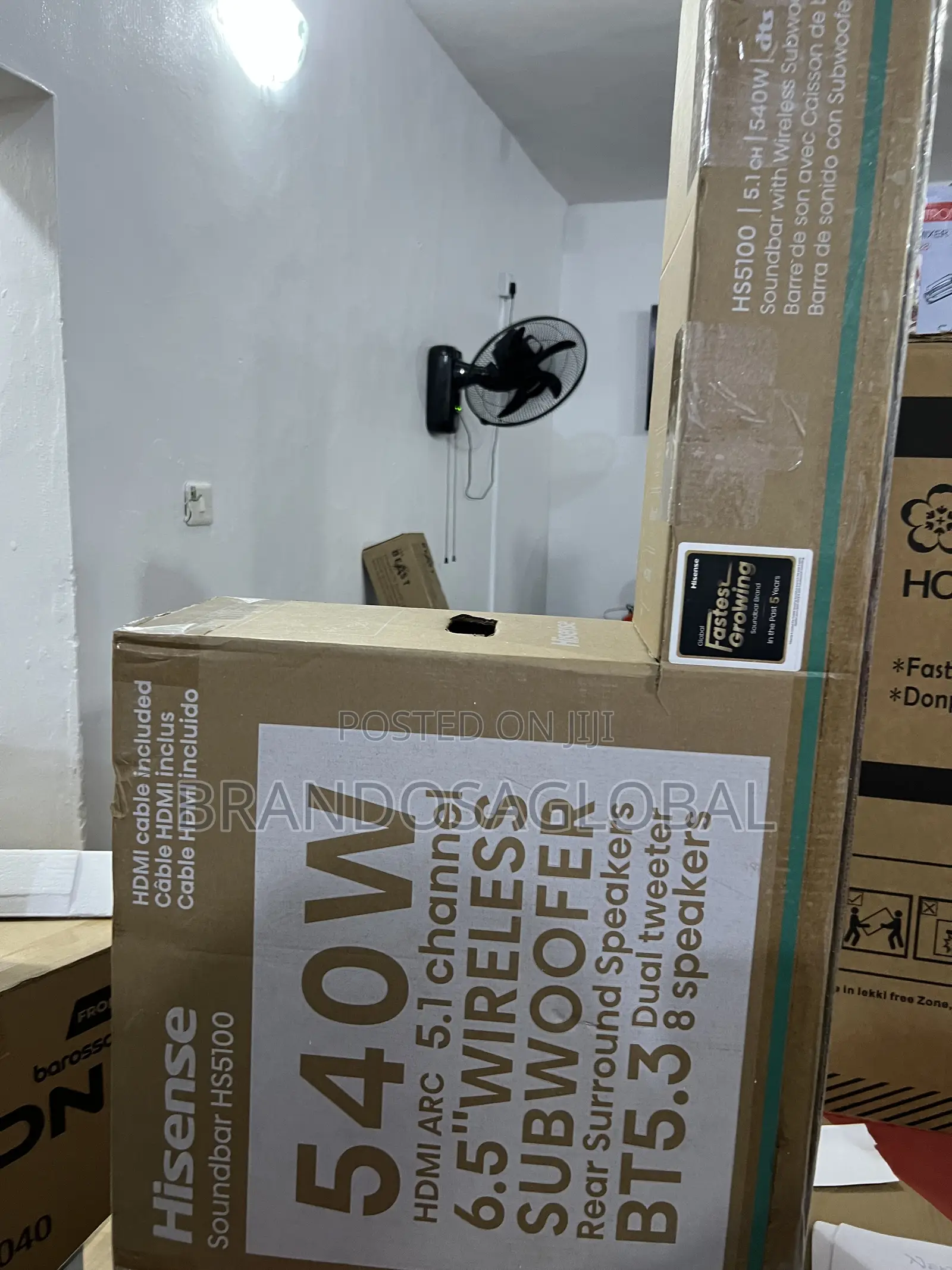Hisense Hs5100 540w Soundbar – Ideal for Large Rooms Living Areas