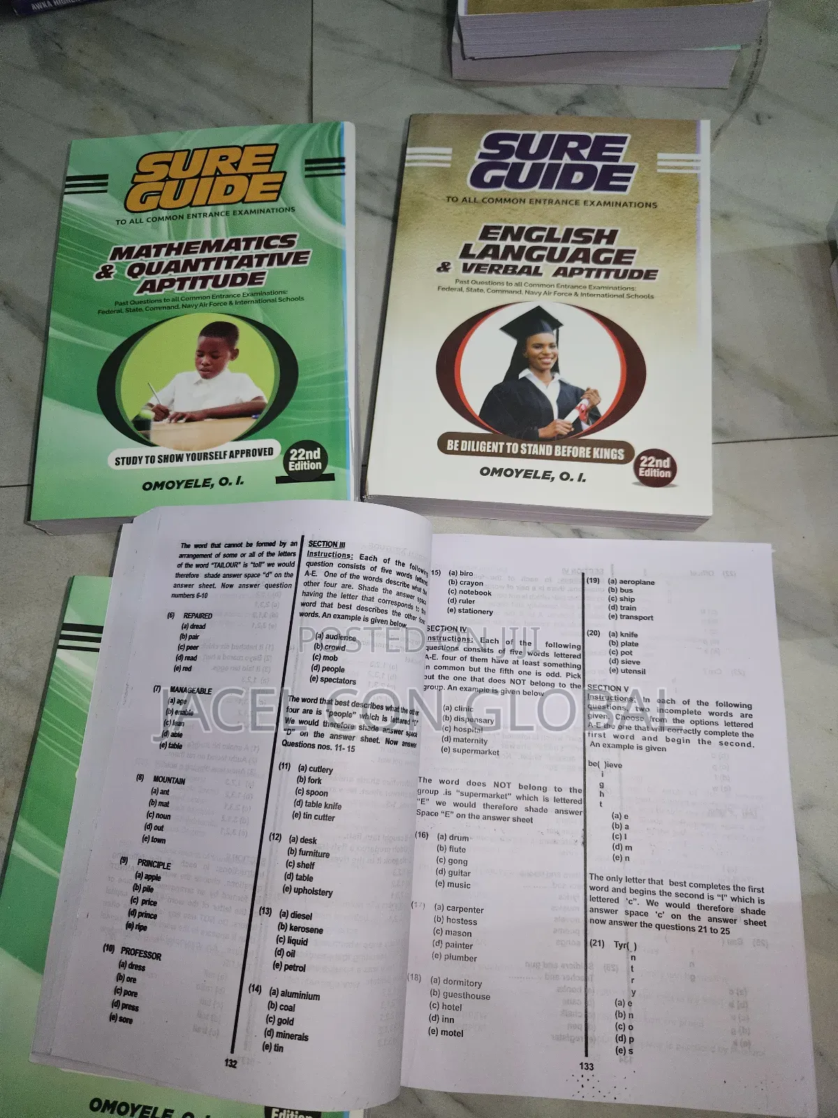 Sure Guide Texbooks Set for Common Entrance