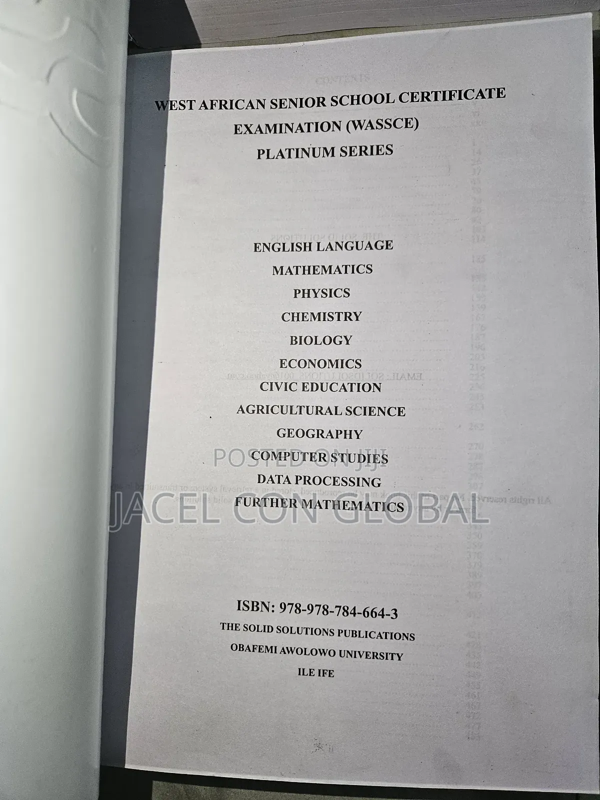 12 in 1 Ssce / Waec Past Questions Textbook