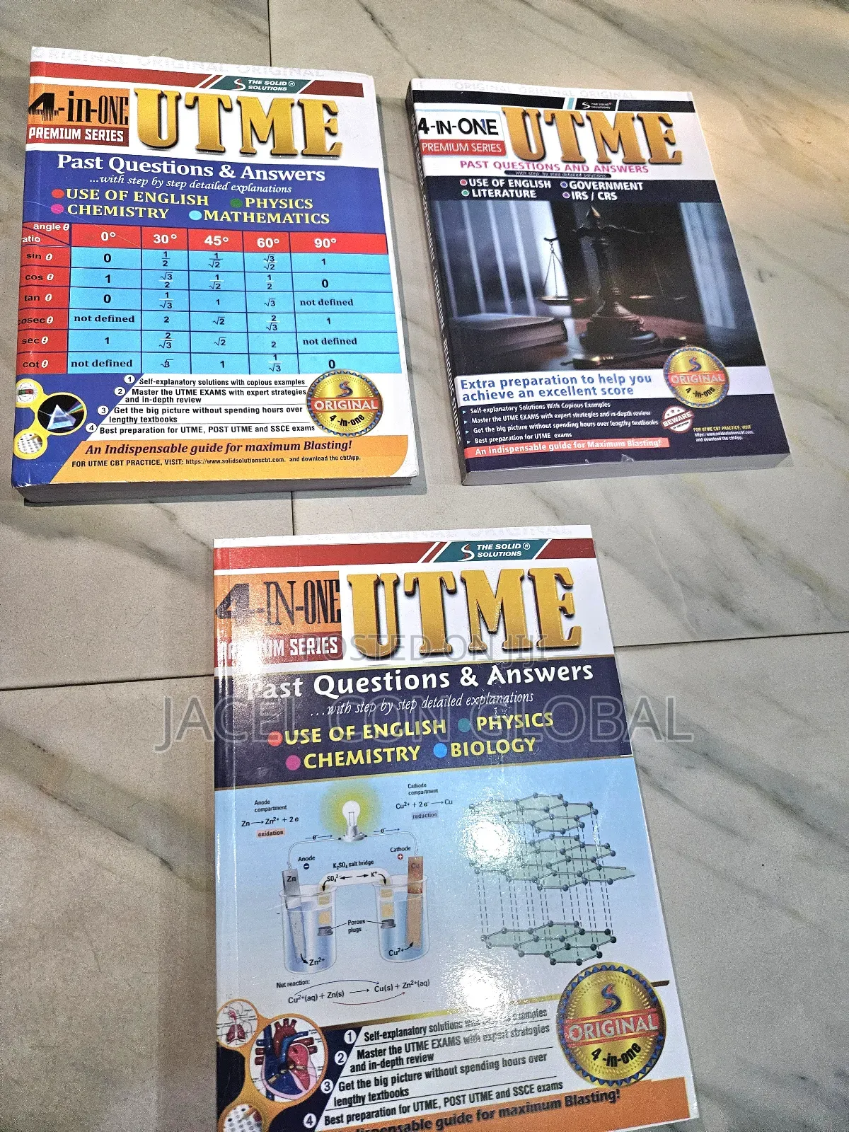 4 in 1 Utme / Jamb Past Questions Textbook