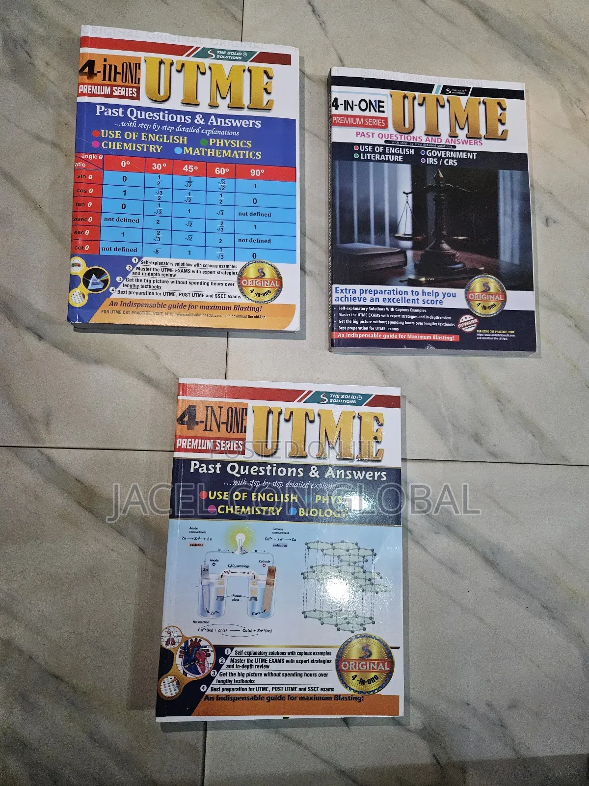 4 in 1 Utme / Jamb Past Questions Textbook
