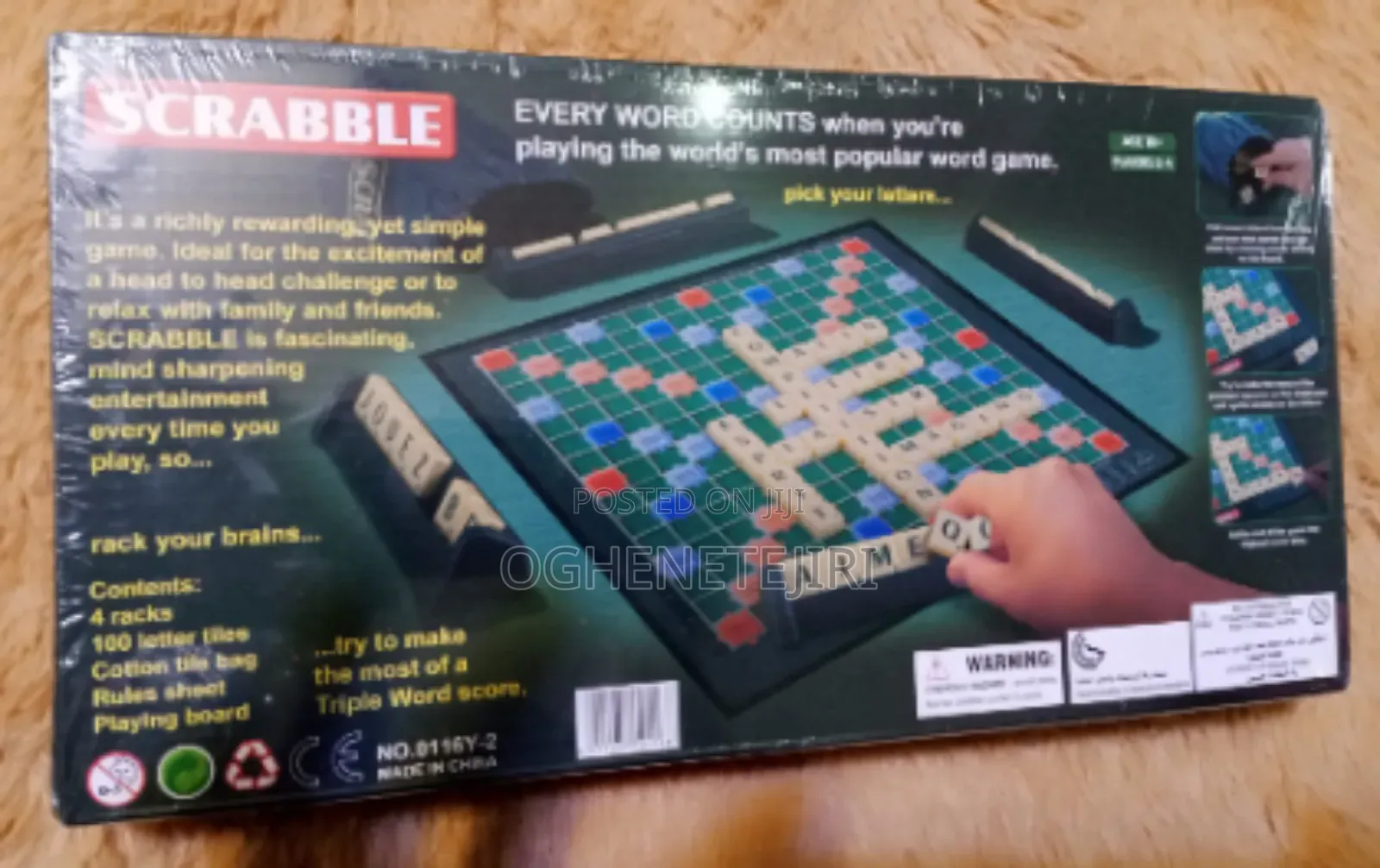 Scrabble Board Game – Build Words, Build Brains!