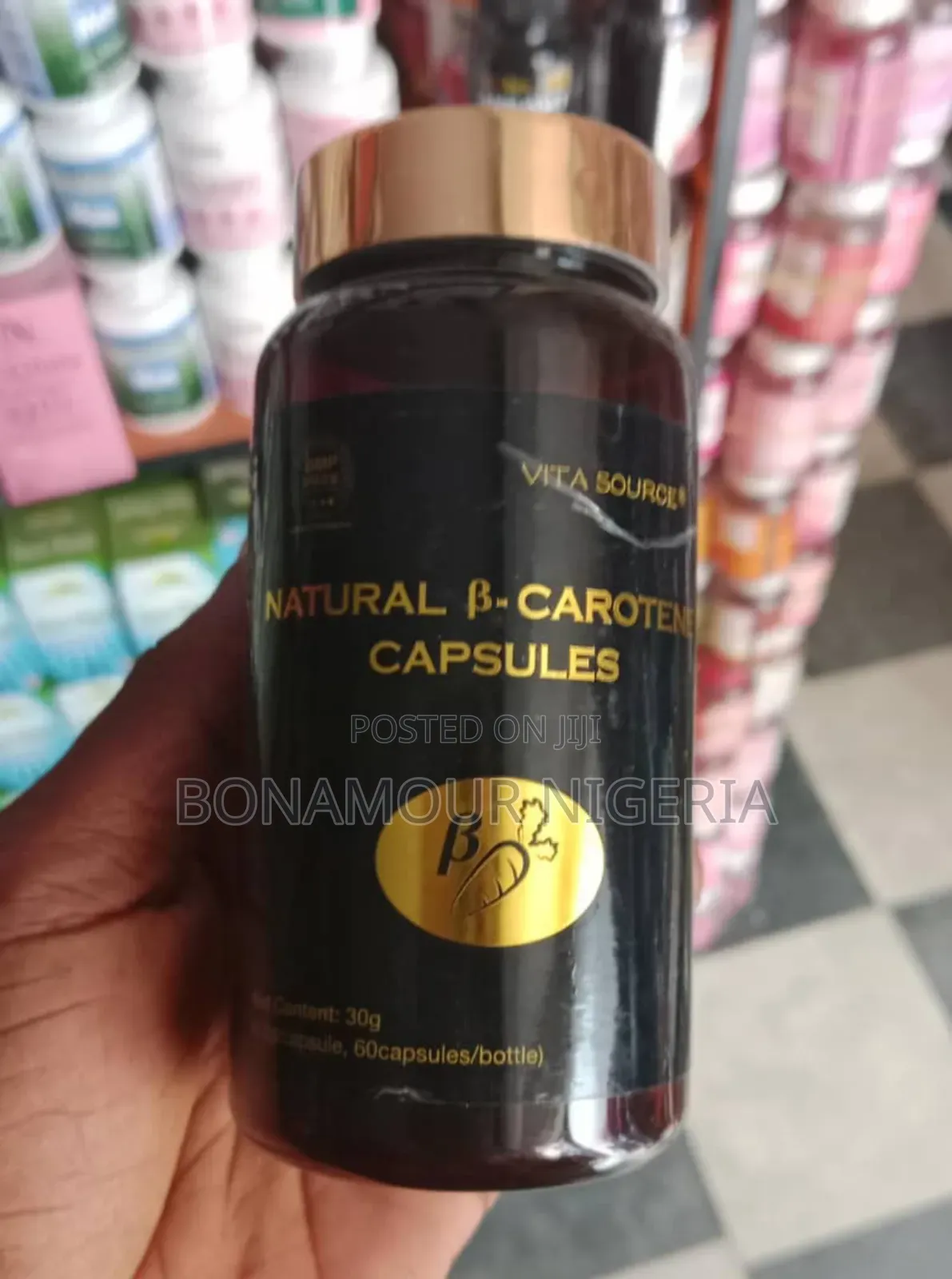 Natural B-Carotene Capsules 30g X 60 Capsules