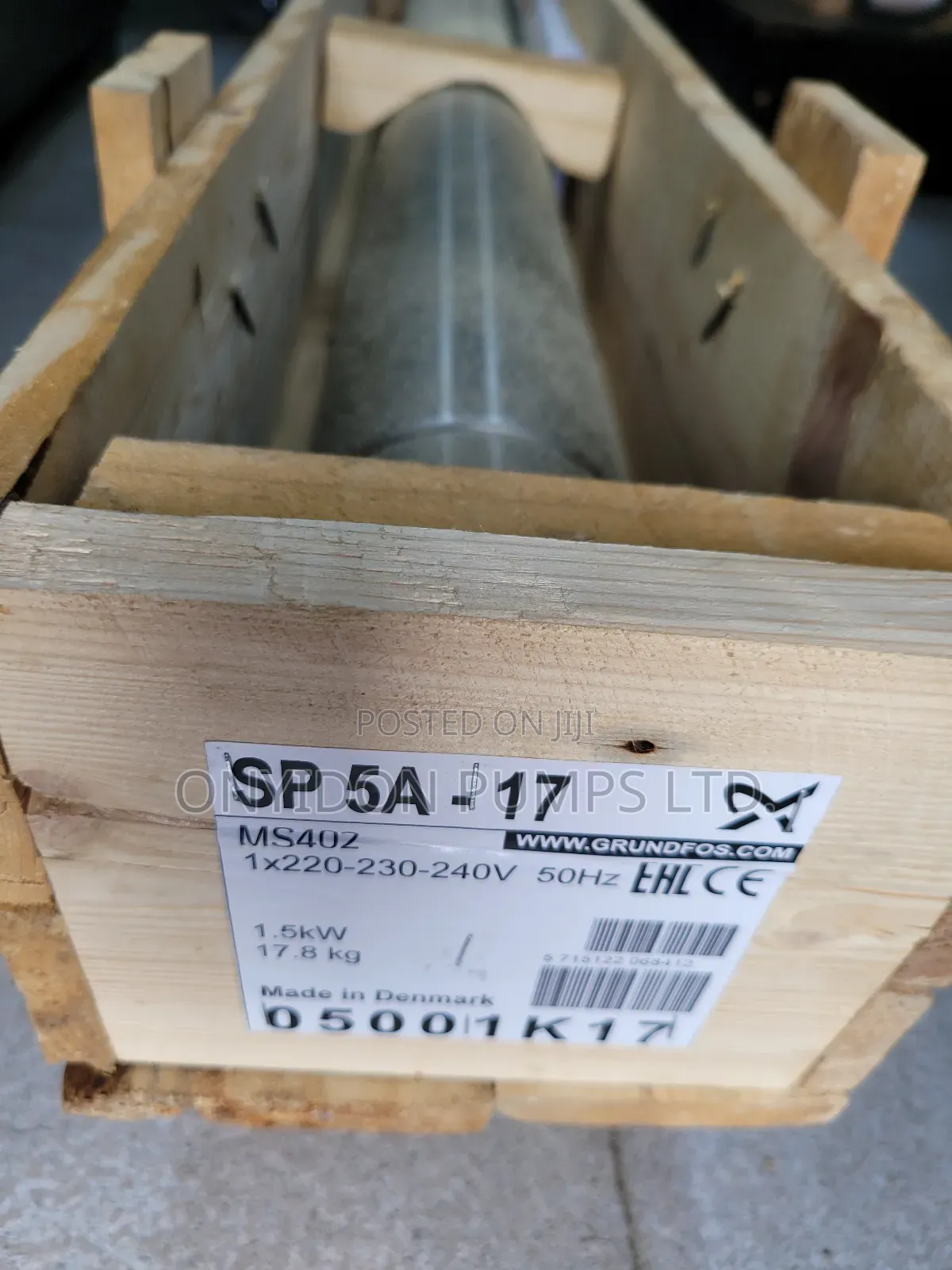 Grundfos Submersible Pump 1.5hp