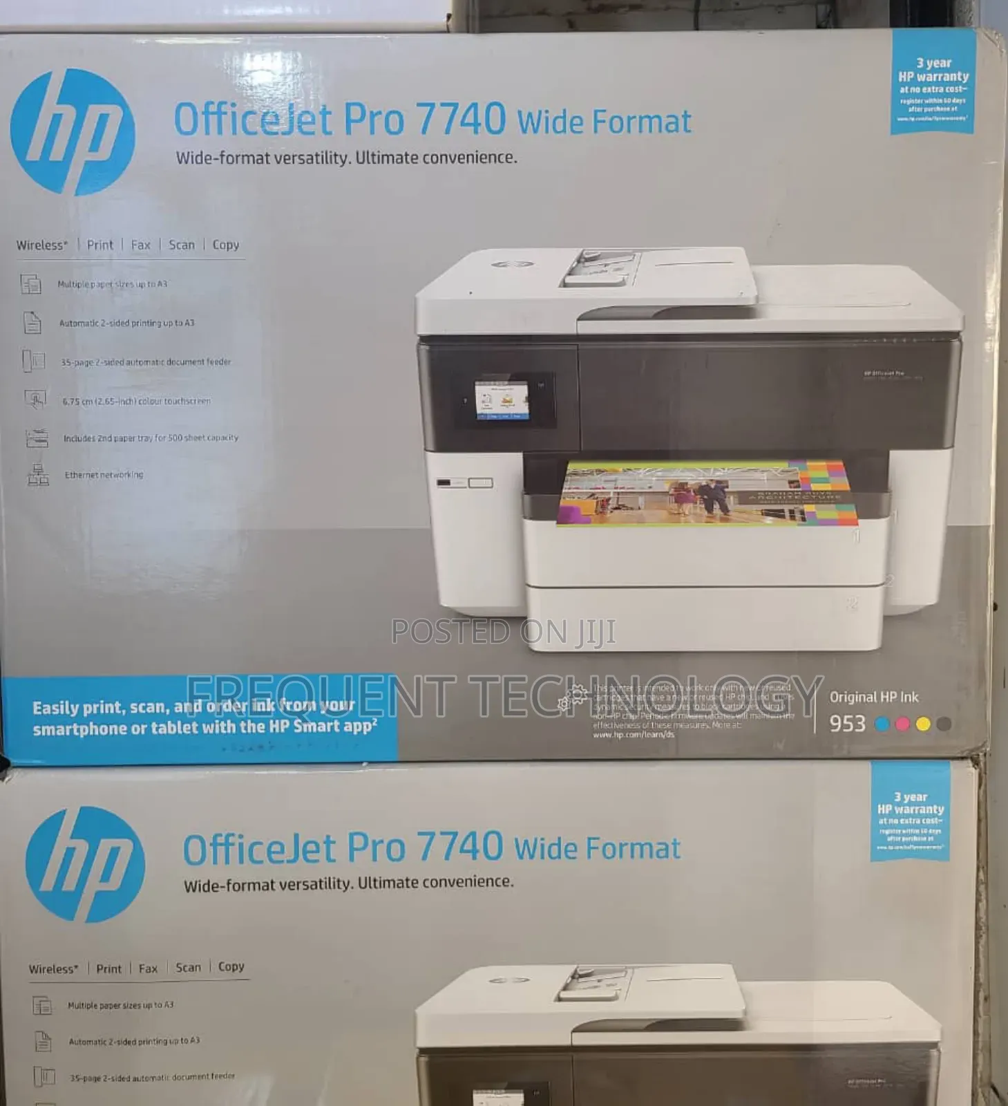 Hp Officejet Pro 7740 Wide Format All-in-One Printer