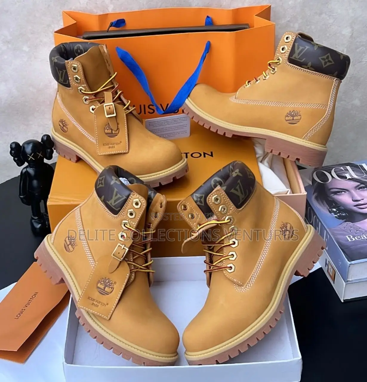 Highest Quality Original Louis Vuitton Timberland Luxury 6"Inch Boot