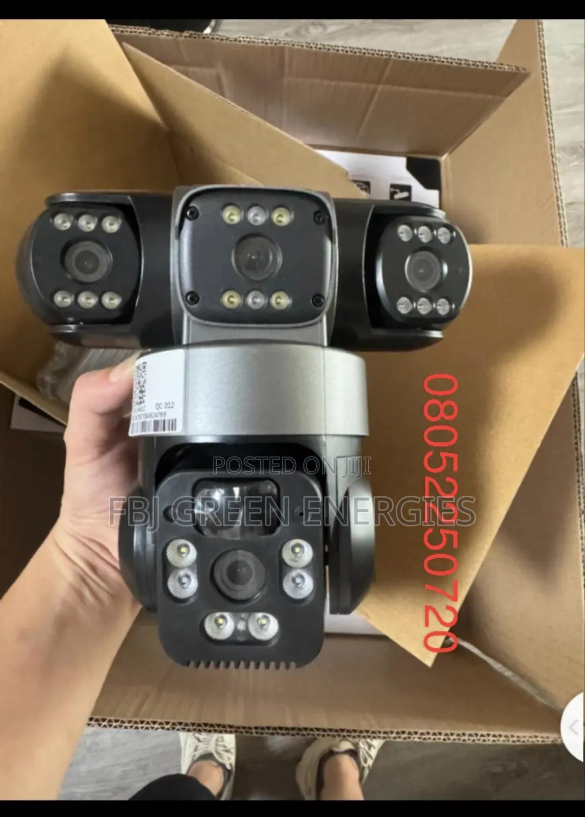 3 Lens Cctv Camera