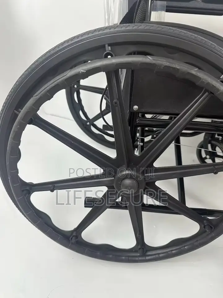 Top Durable Manual Wheelchair (Large Rear Wheels Handle Brakes)