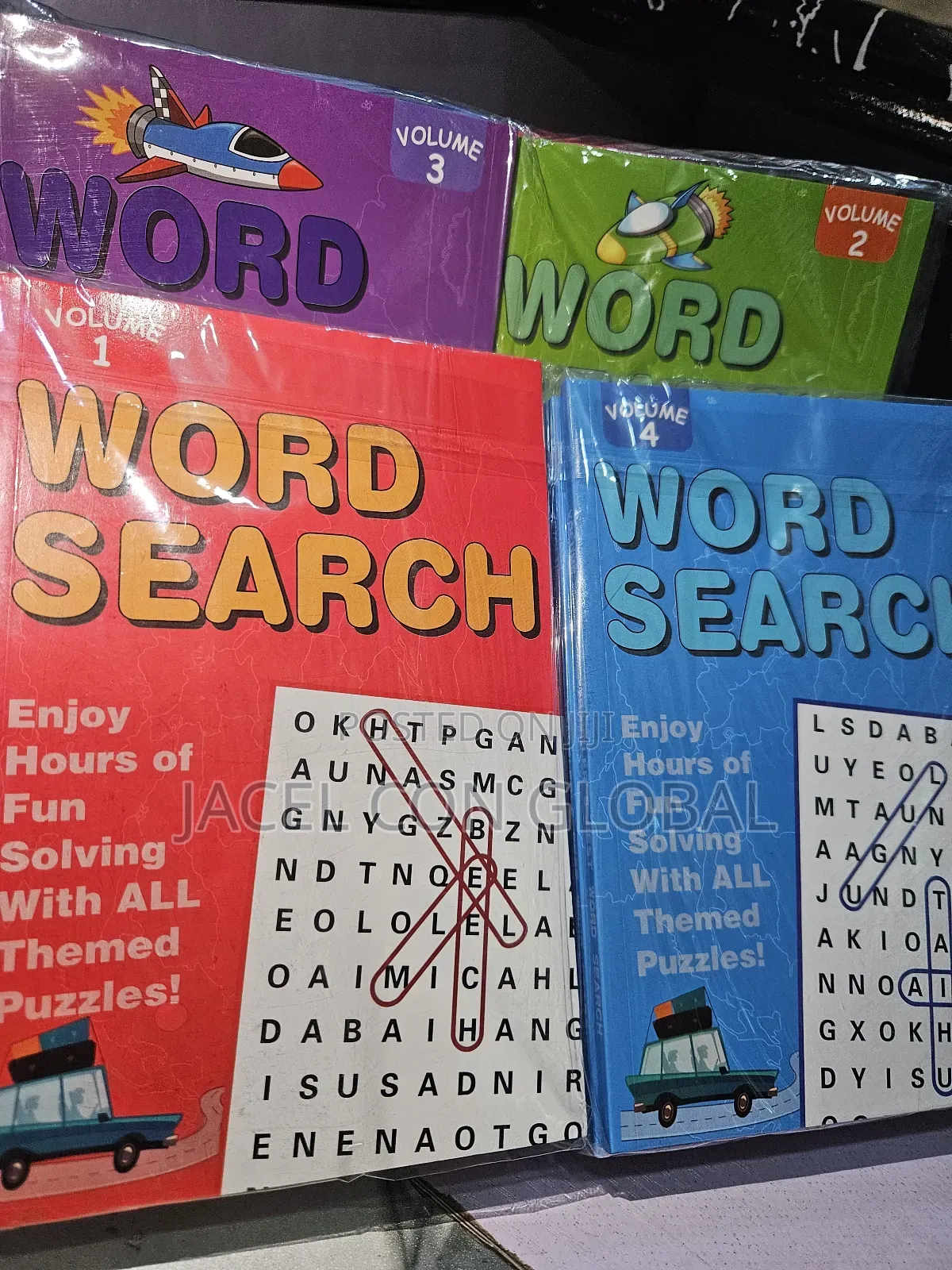 Word Search Puzzle Books [ Volume 1 , 2 , 3 and 4 ]