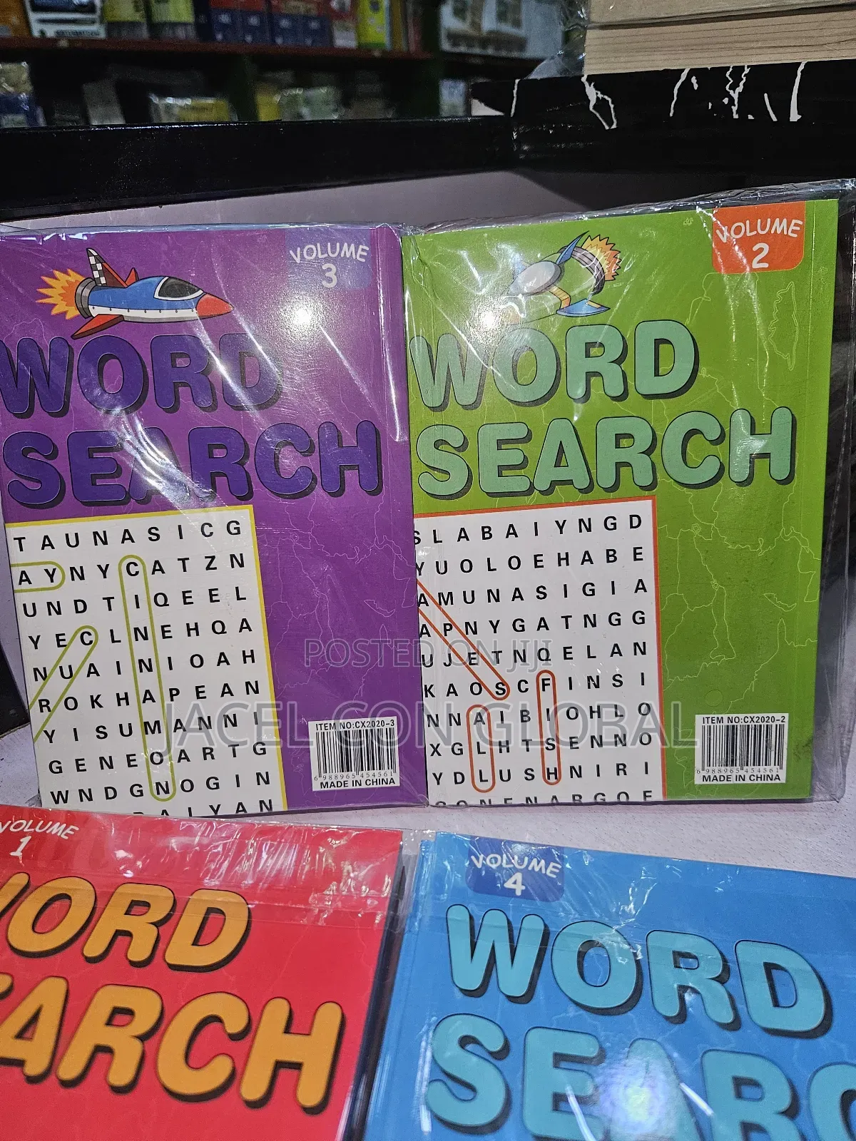 Word Search Puzzle Books [ Volume 1 , 2 , 3 and 4 ]