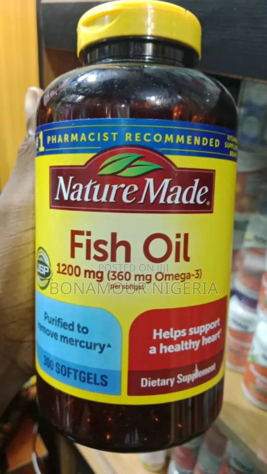 Nature Made Fish Oil 1200mg X 300 Softgel