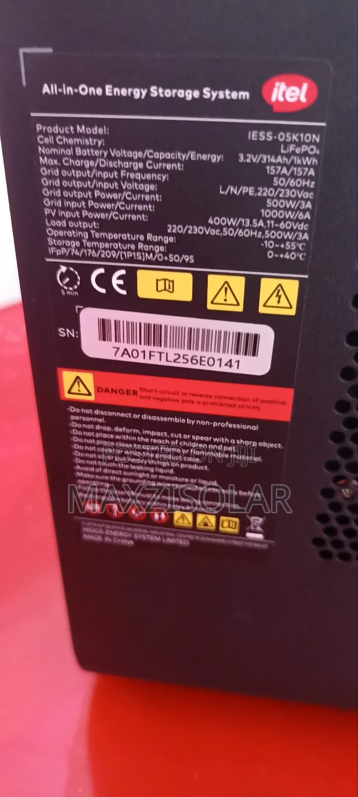 1000wh Itel All-in-one Energy Storage System
