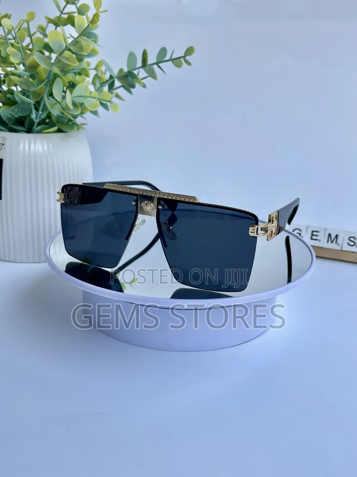 Luxurious Black Versace Sunglasses