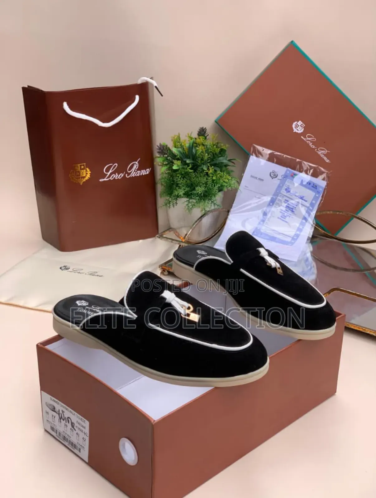 Loro Piana Half Shoe Size :37-42 Available in Colour: Displayed*