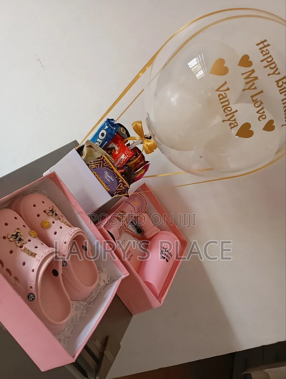 Pink Themed Customised Gift Box