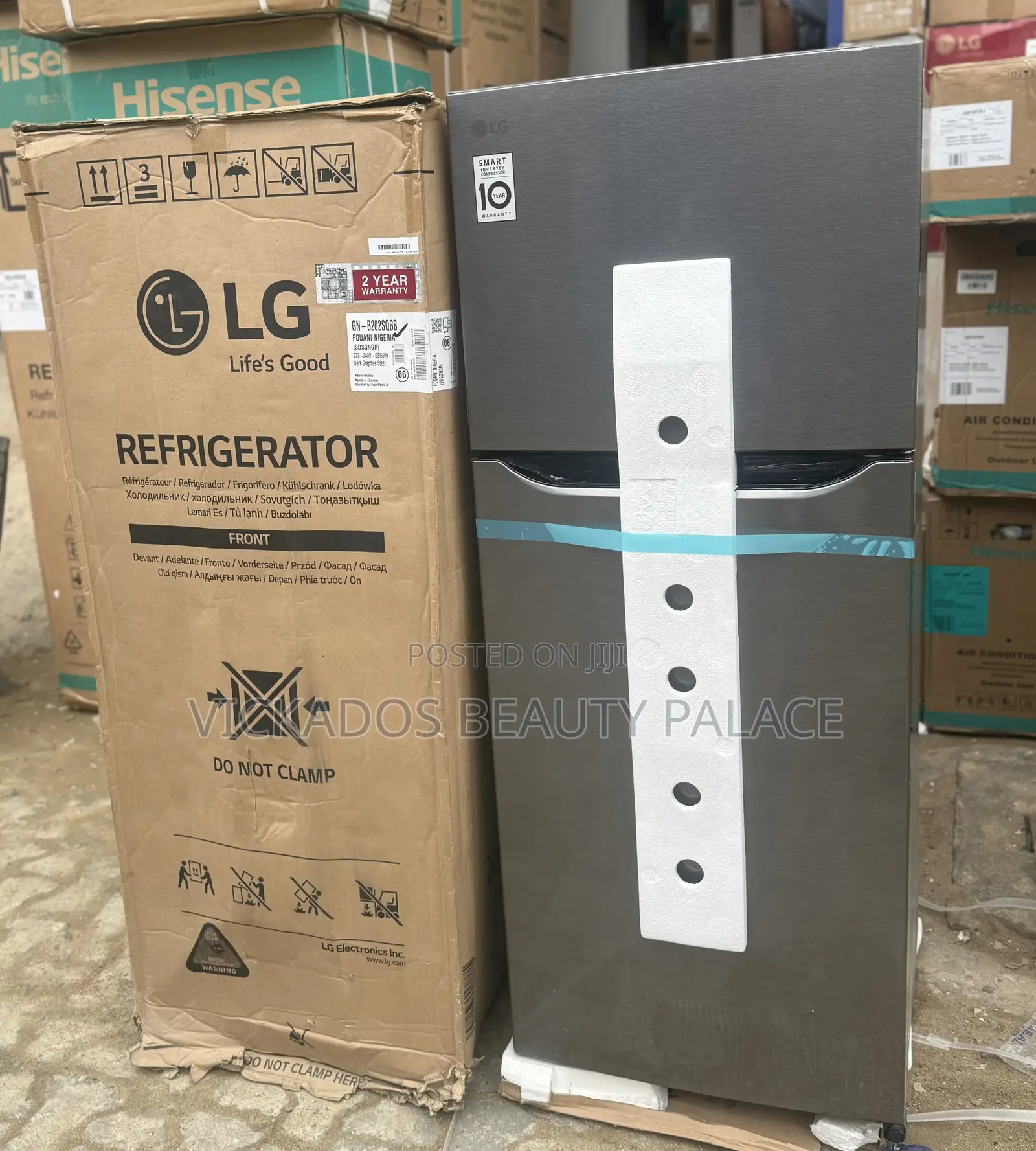 Lg 205l Smart Inverter Compressor Double Door Refrigerator | Ref 202