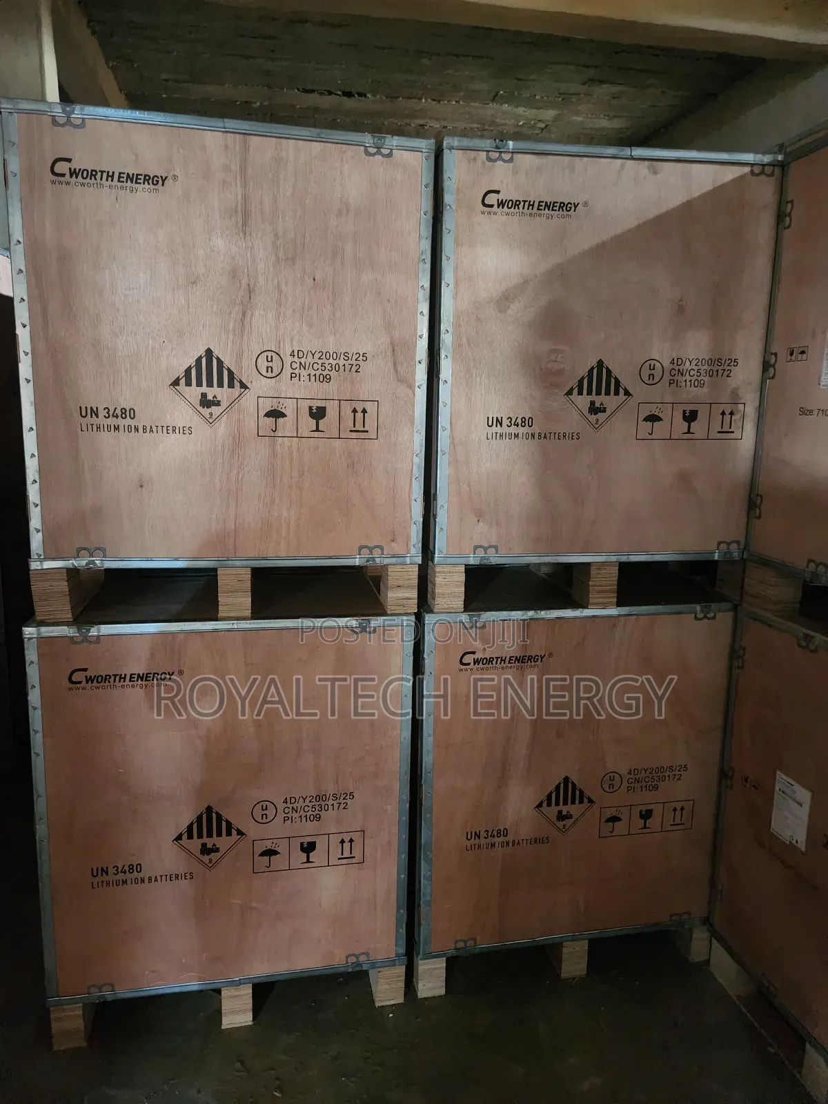 C-Worth 15kwh 51.2v Lithium Lon Batteries Available Now