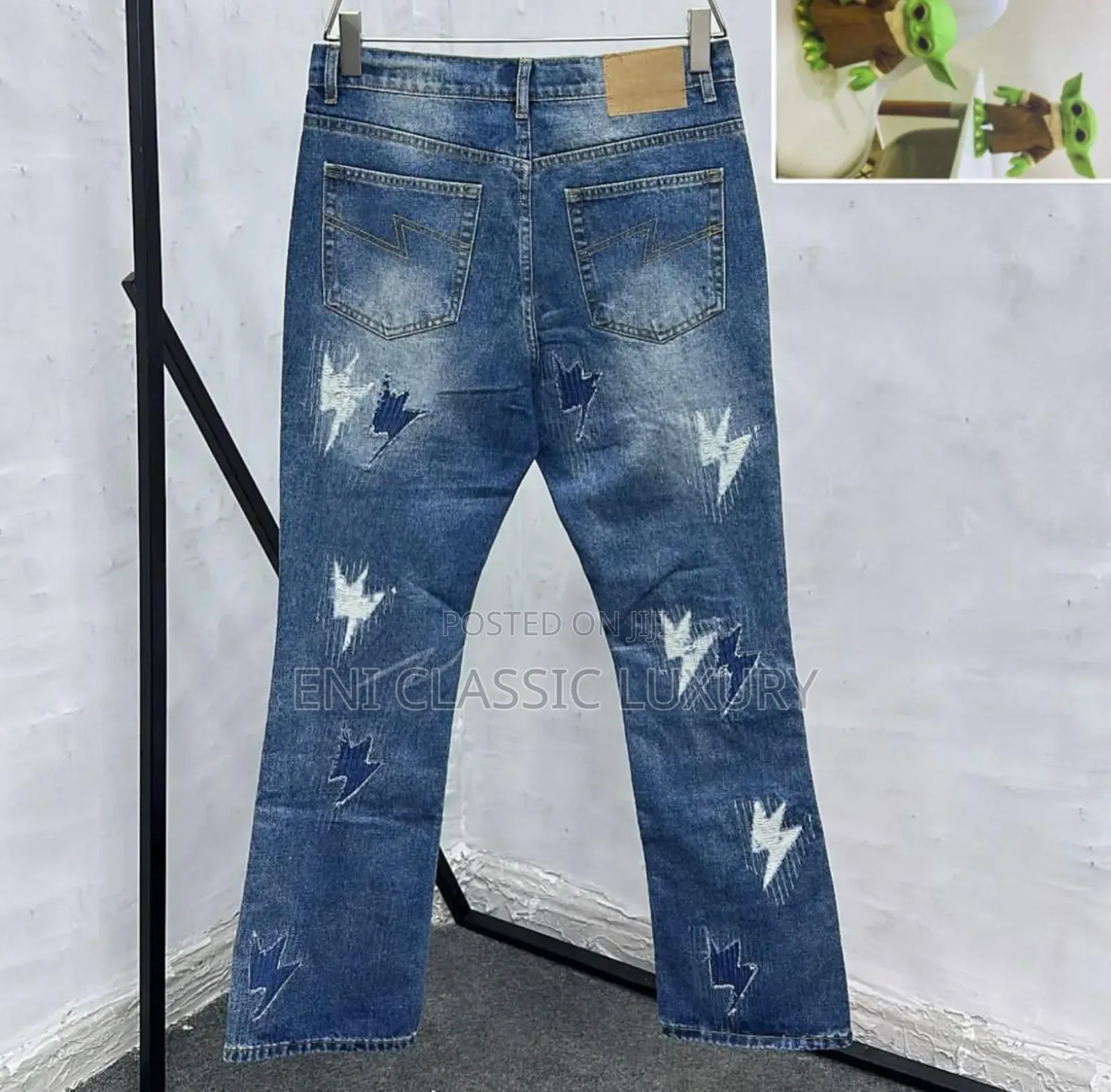 Premium Quality Luxury Cargo Jeans Well Banded