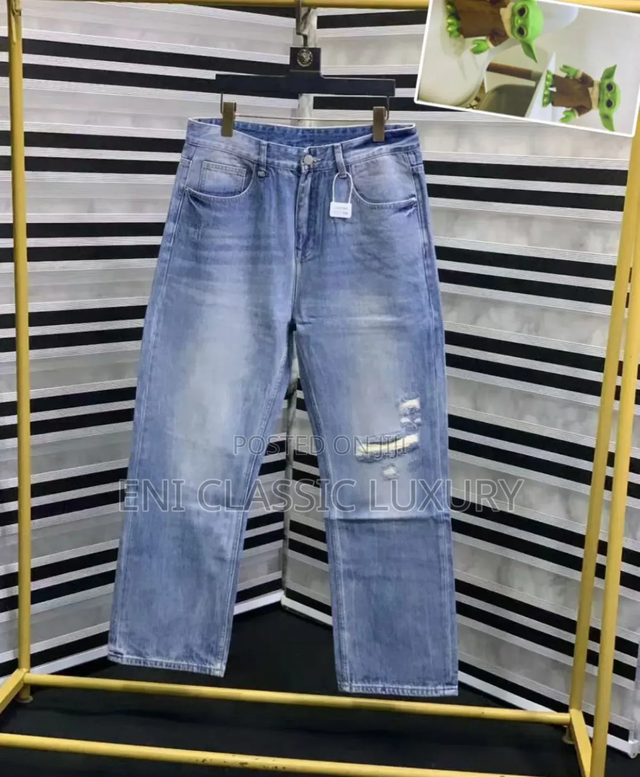 Premium Quality Luxury Cargo Jeans Well Banded