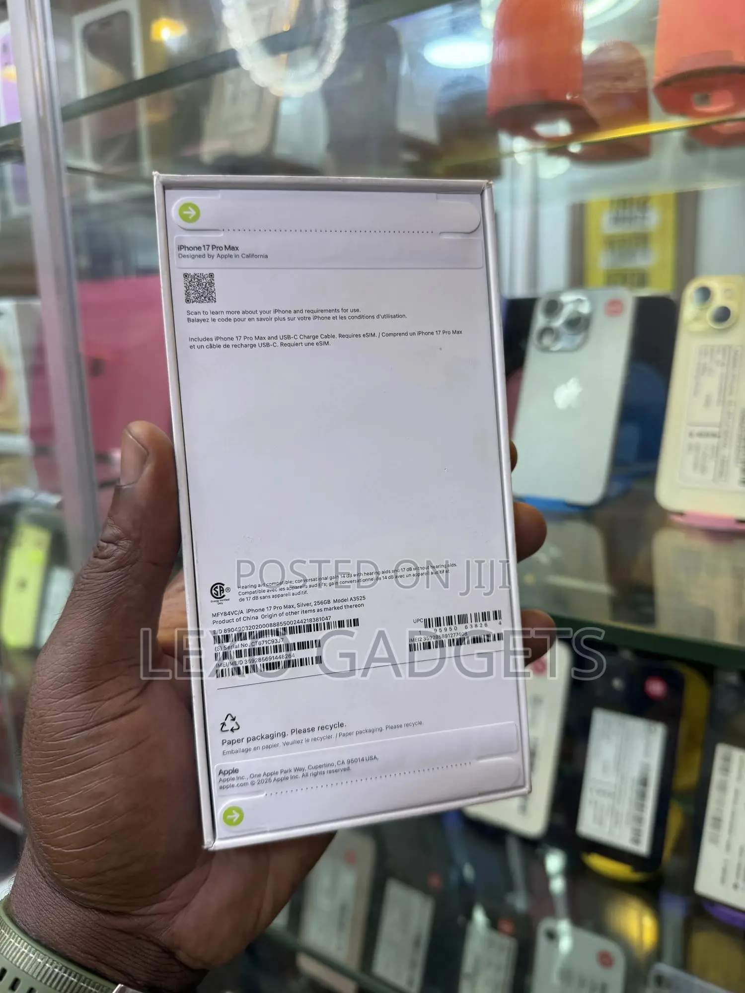 New Apple iPhone 17 Pro Max 256 GB Silver