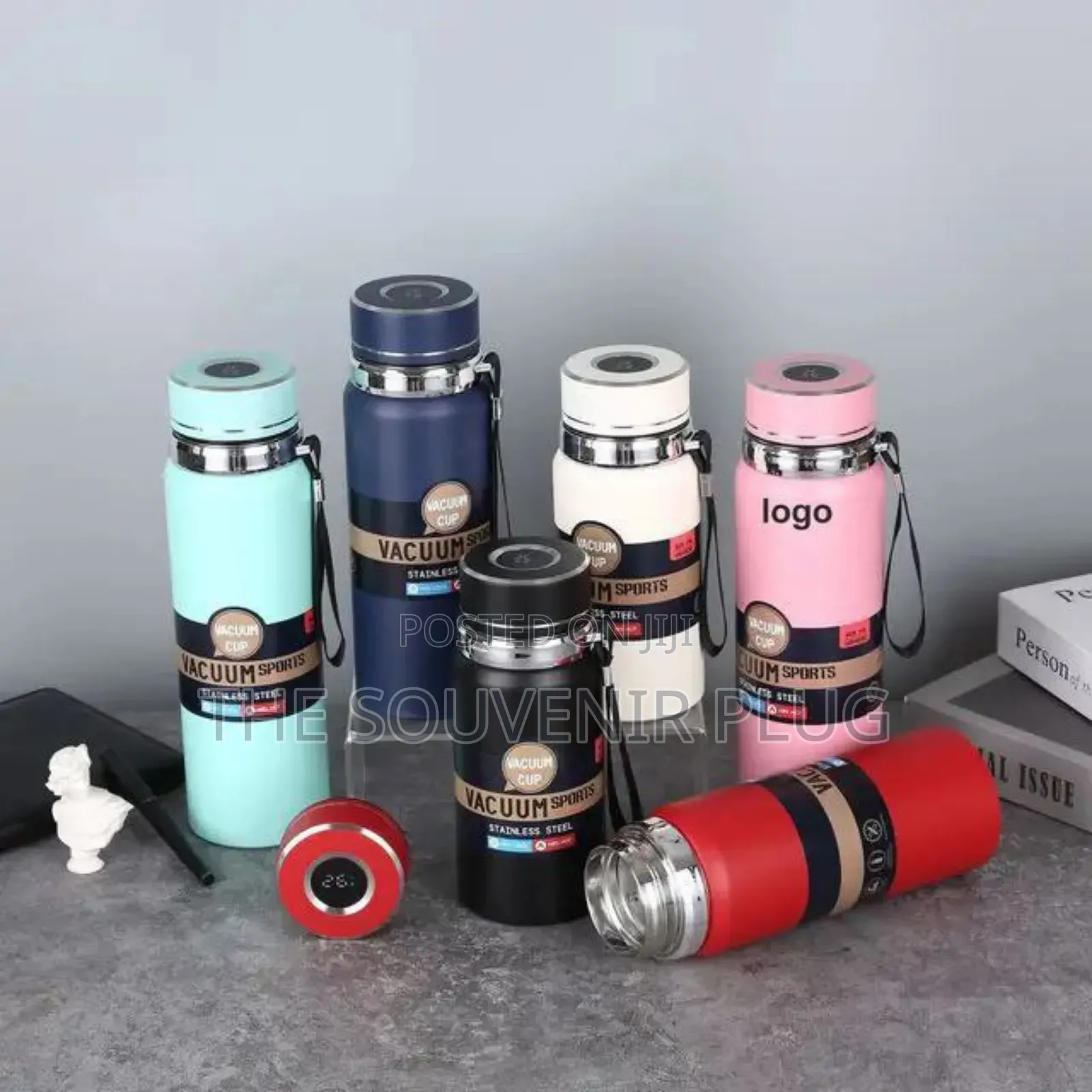 Stainless Steel Insulated Temperature Display Flask Water