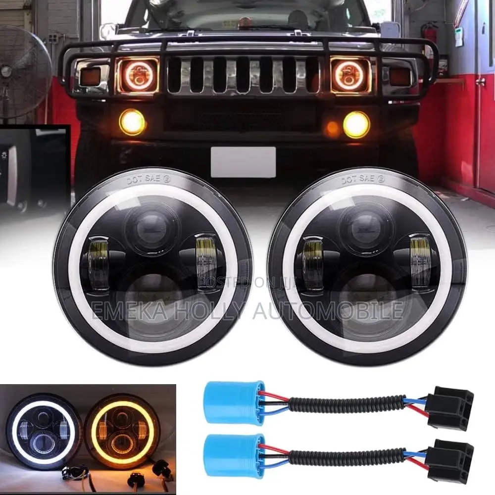 Led 7 Inches Headlight Jeep Wrangler/Hummer Etc