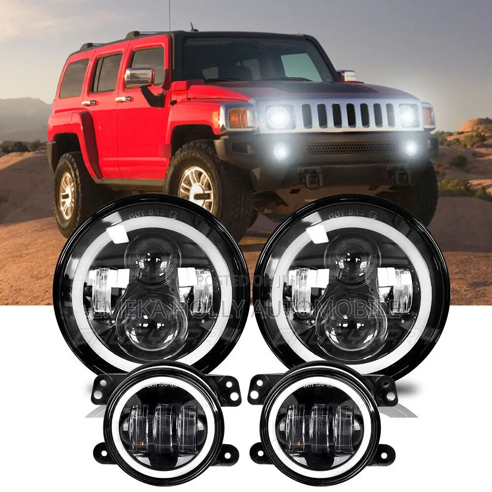 Led 7 Inches Headlight Jeep Wrangler/Hummer Etc