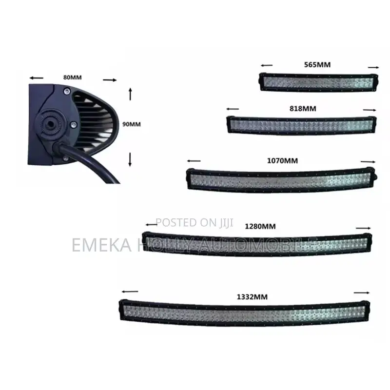 Toyota Fj Cruiser Curved Off-Road Led Light Bar Kit.Size: 52 Inches