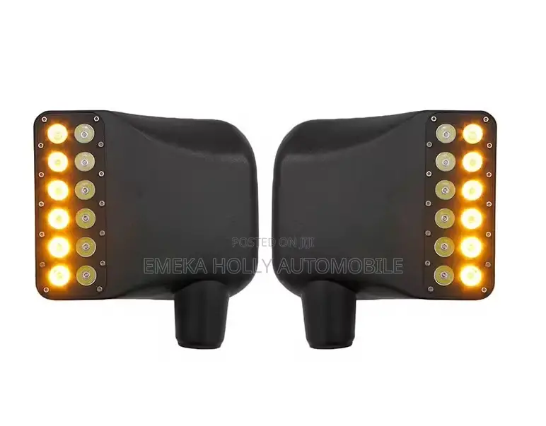 Jeep Wrangler Side Mirrors Cover Led Left and Right Side Set 