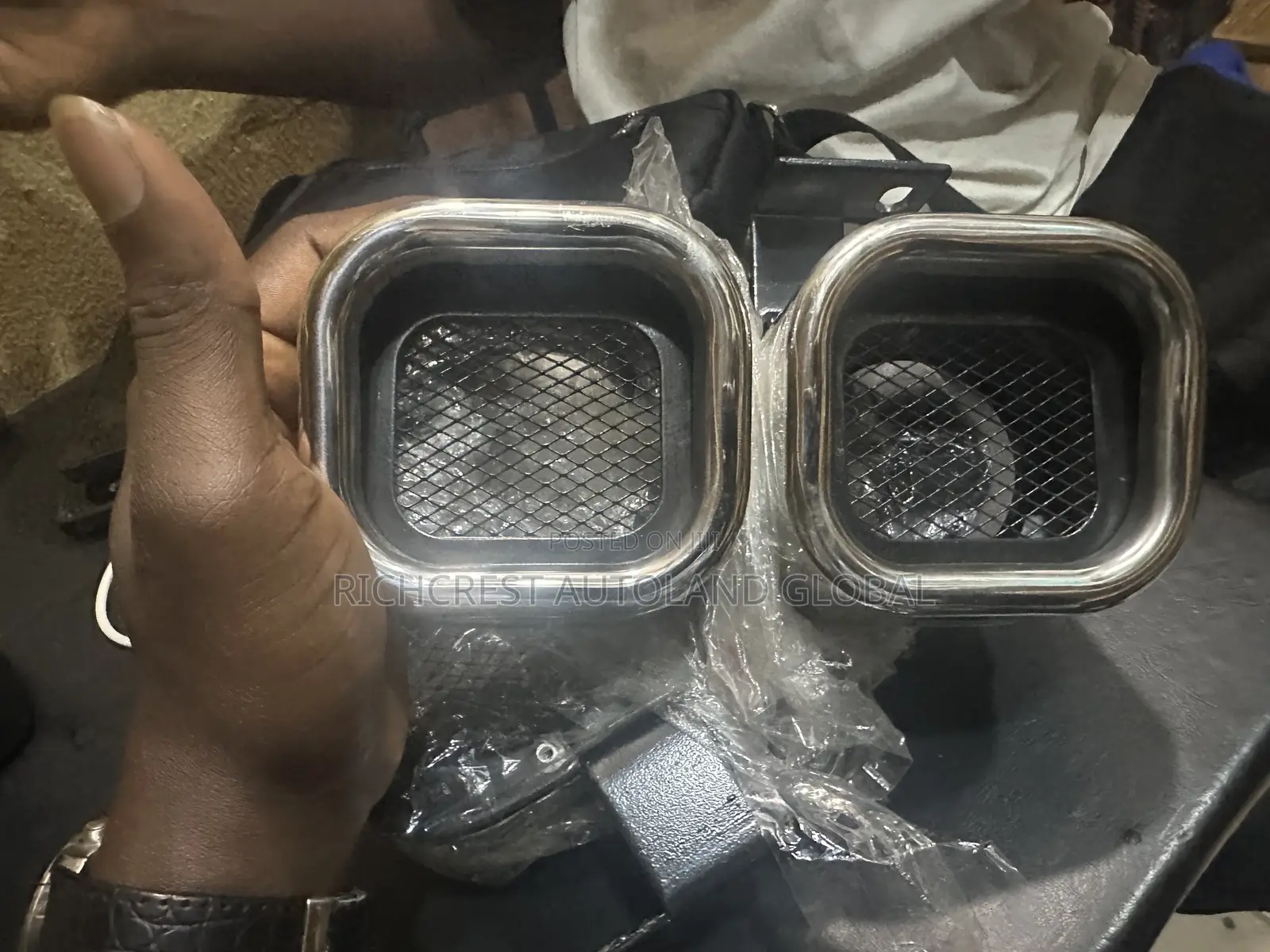 Toyota Landcruiser Prado 2018-2022 Exhaust Chrome
