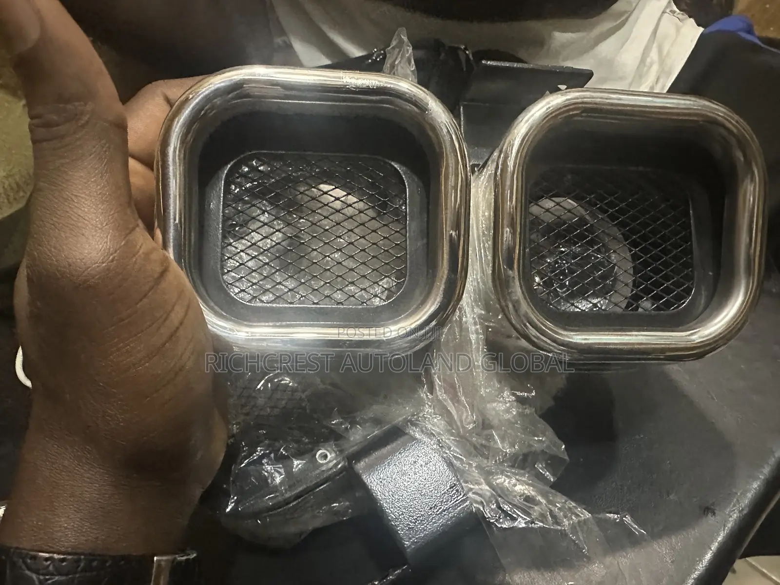 Toyota Landcruiser Prado 2018-2022 Exhaust Chrome