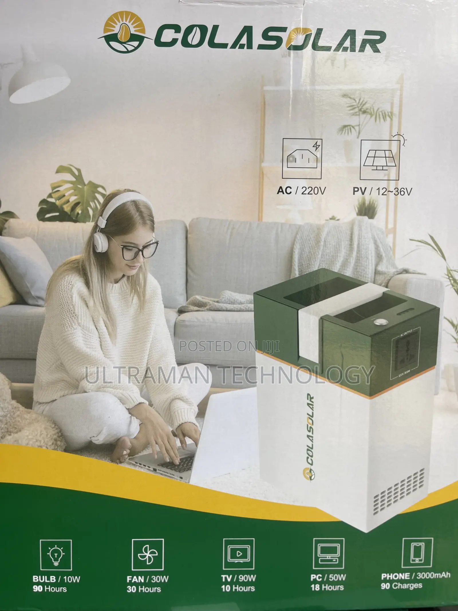 1kwh Cola Lithium Solar Generator