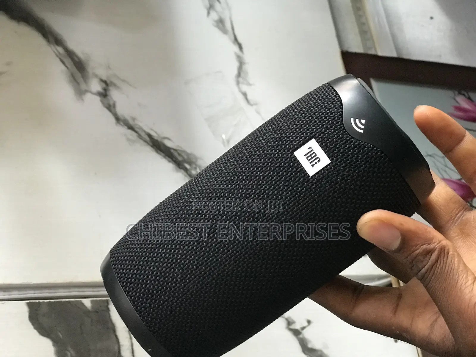 The JBL Link 10 With Wi-Fi and Google Voice.