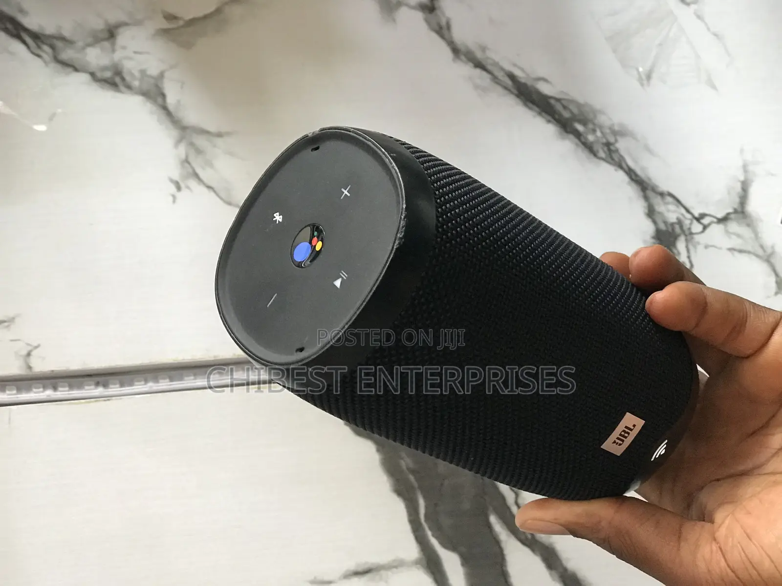 The JBL Link 10 With Wi-Fi and Google Voice.