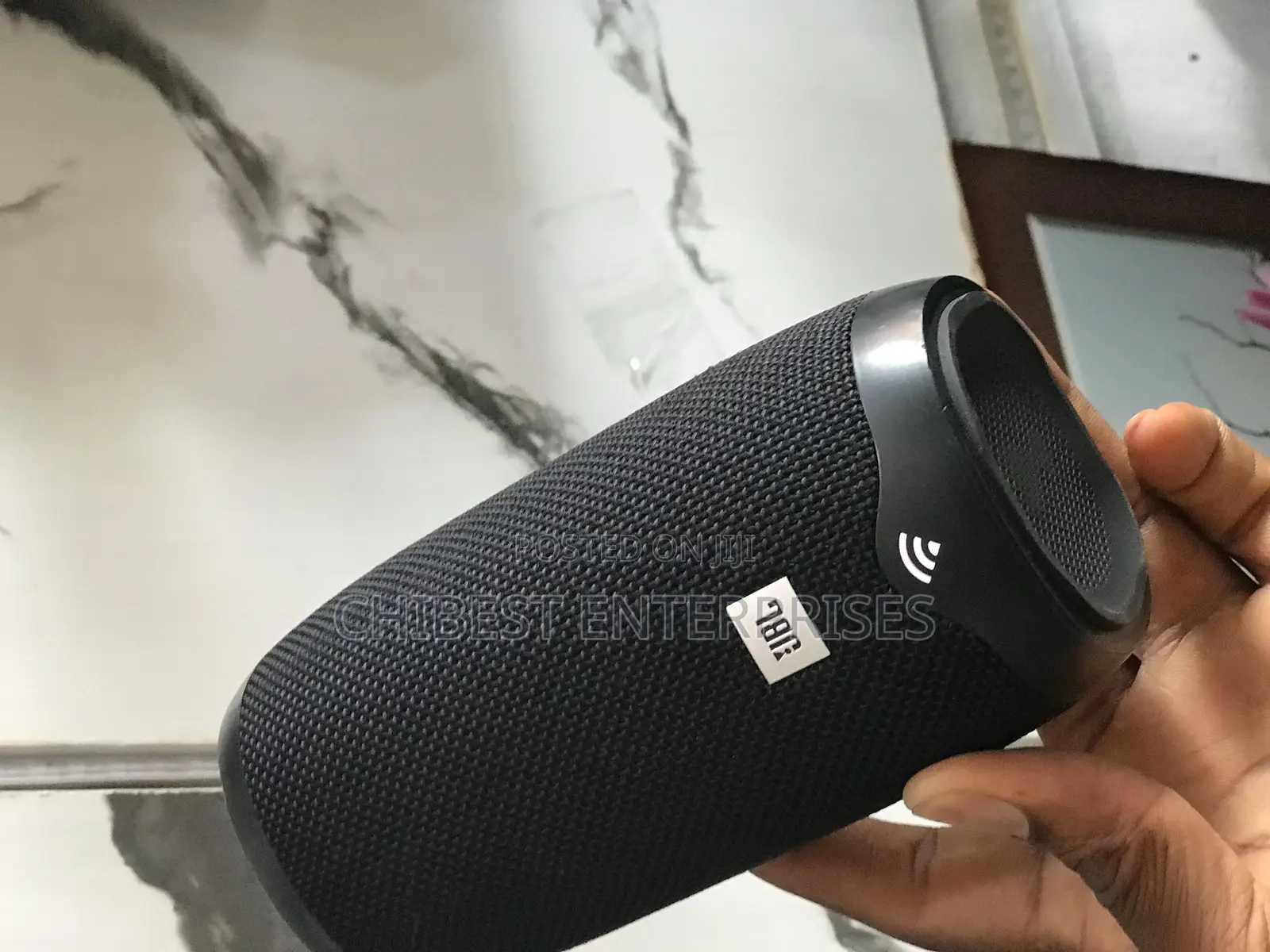 The JBL Link 10 With Wi-Fi and Google Voice.