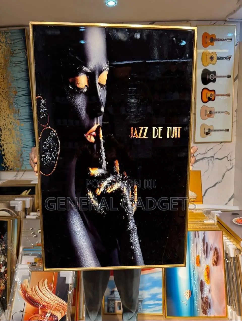 Luxury Crystal Wall Acrylic Painting/Stoned Art Frame