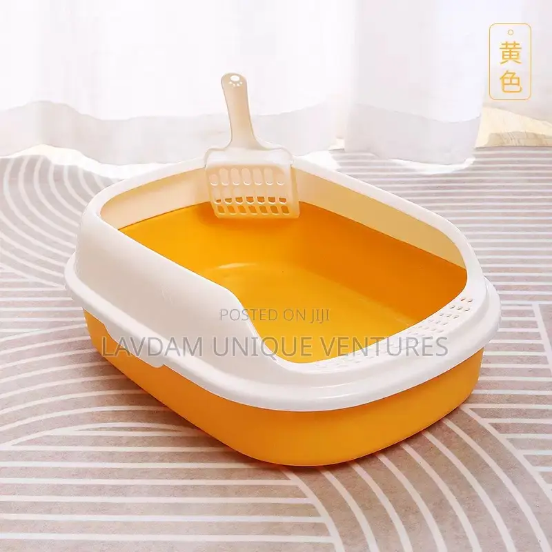 Durable Cat Litter Box With Scoop — Easy to Clean Odor Control