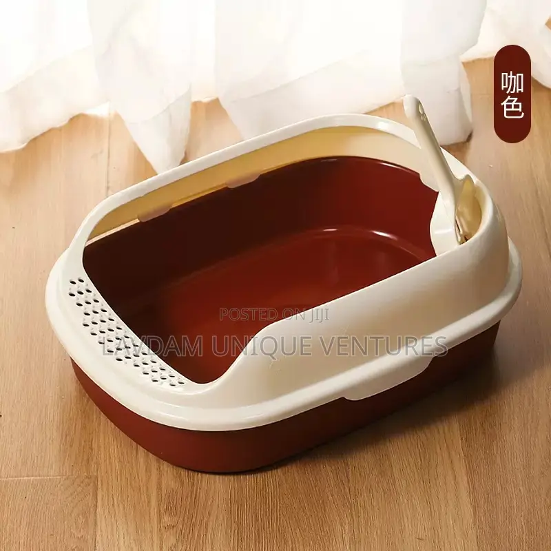 Durable Cat Litter Box With Scoop — Easy to Clean Odor Control