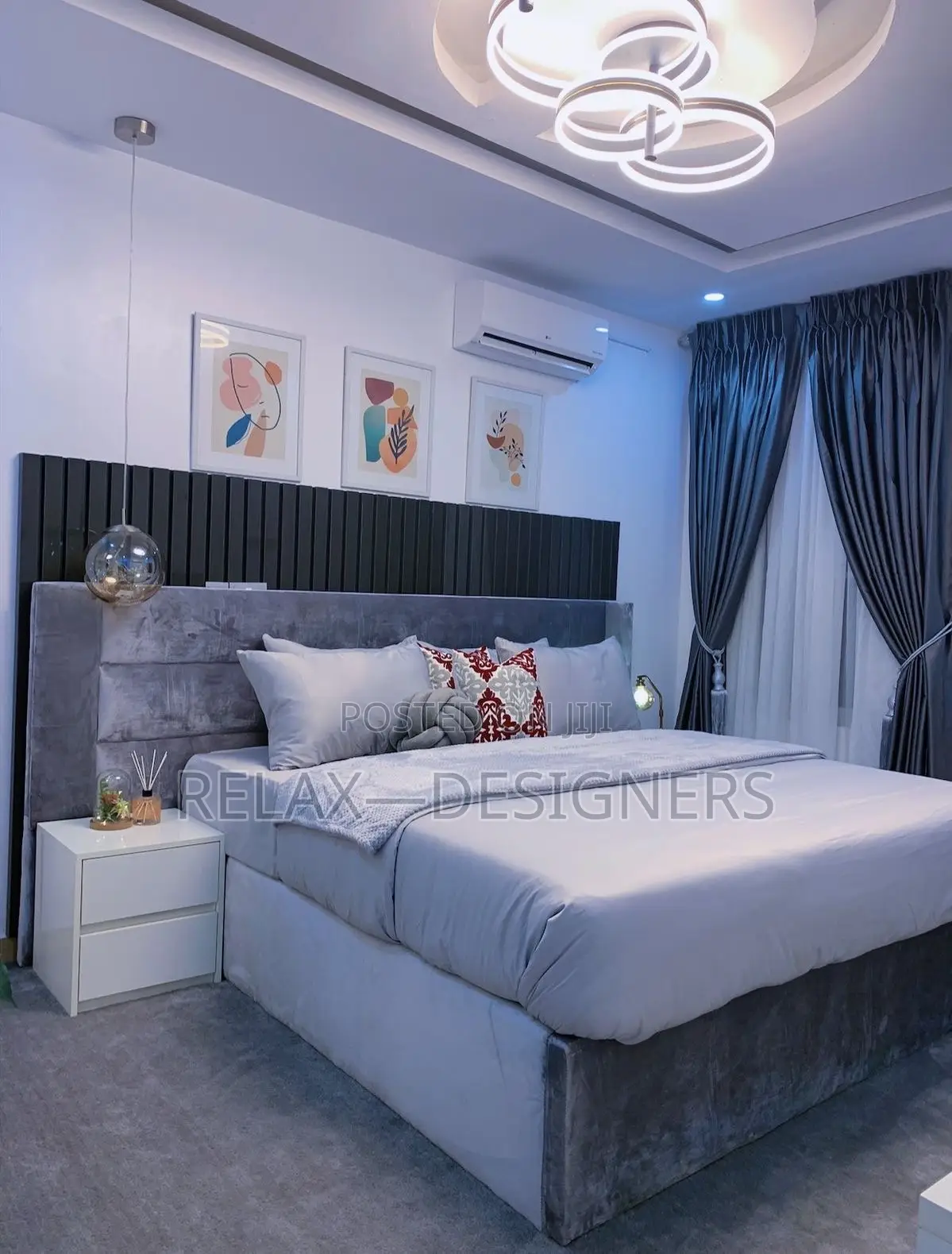 Padded Design Bed 
