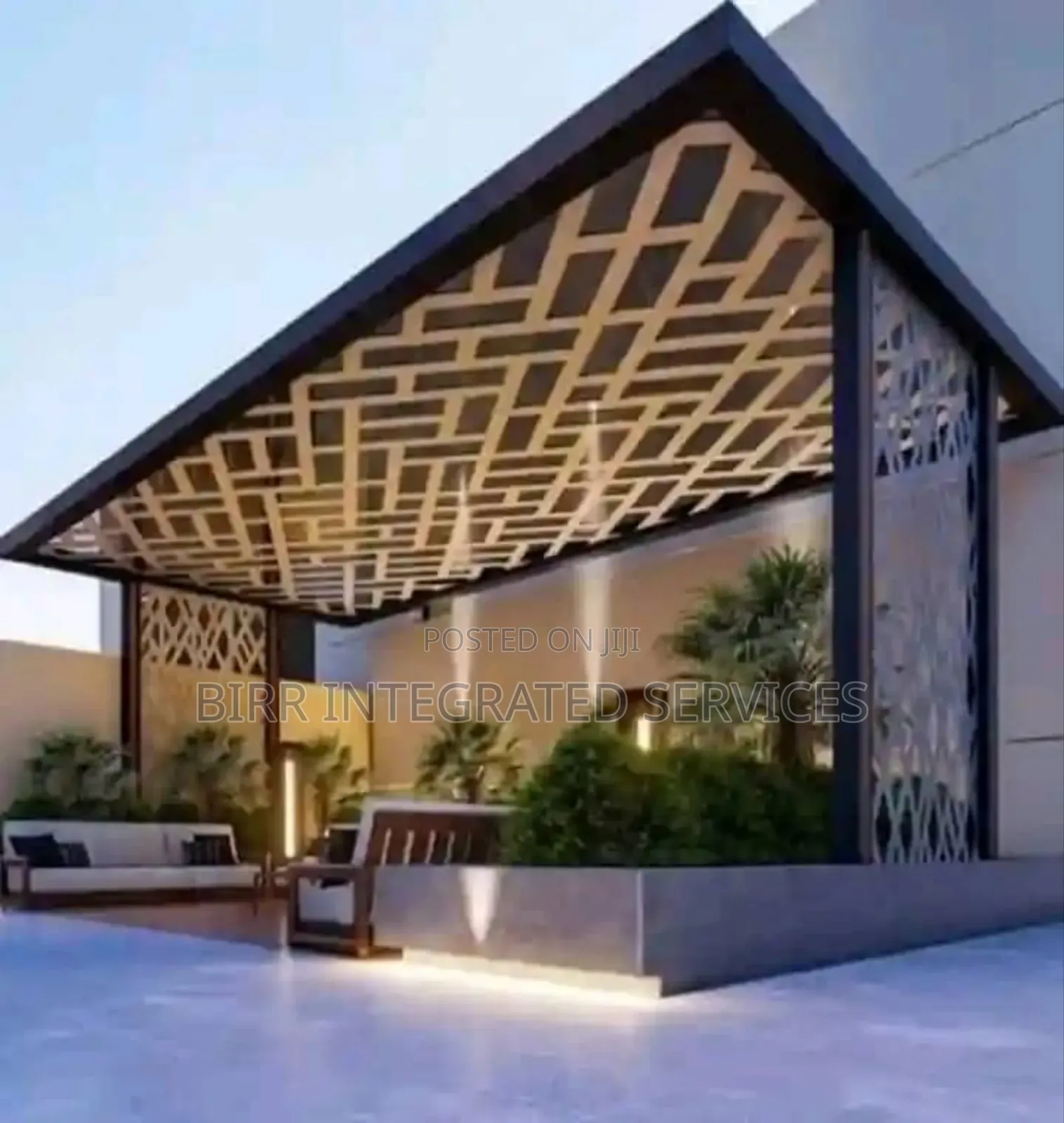 Pergola And Sit Out Fabrication